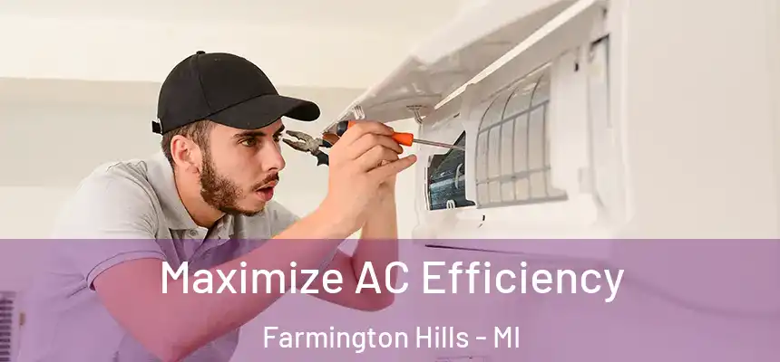 Maximize AC Efficiency Farmington Hills - MI